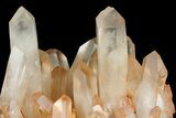Tangerine Quartz Crystal Cluster - Madagascar #112781-1